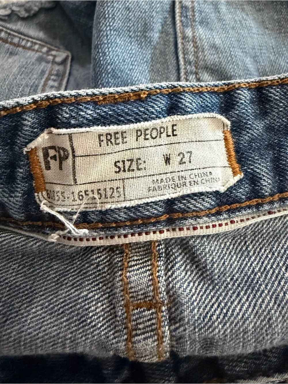 Free People Rock Denim Uptown Short